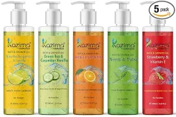 KAZIMA Breathe Bergamot & Vanilla Bath Gel (5PCS of 200ml)