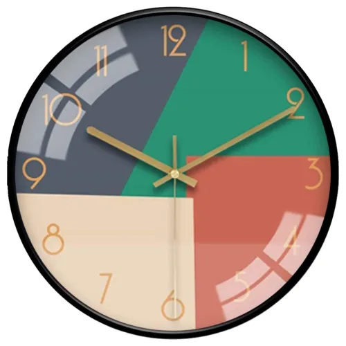 Image of Kazlin Wall Clock - 12inch Silent Quartz Decorative Latest Analog Wall Clock for Living Room Classic Battery Operated Ro