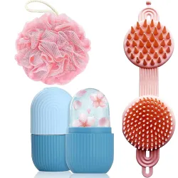 KBS Hair Scalp Massager Shampoo Brush with Soft Silicone Bristles