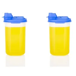 KBS Oil Bottle Dispenser Container Kitchen (PACK-OF-2-650ML)