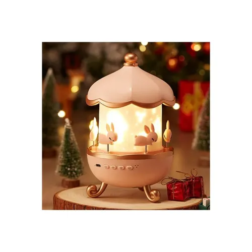Image of KCUBE Bunny Carousel Night Light 6 Set 