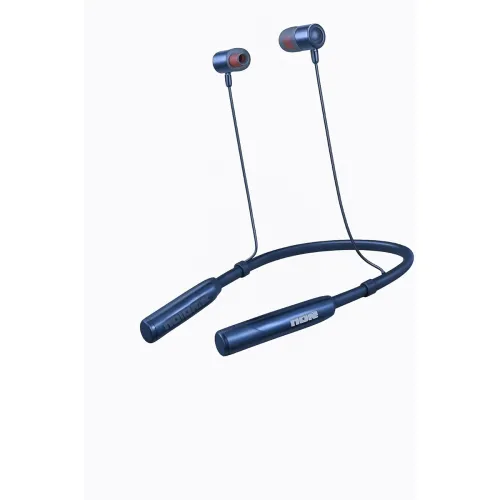 Image of KDM G1 Login Neckband Headphones, Bluetooth 5.4, 36 Hours Playback, Type-C Charging, Blue