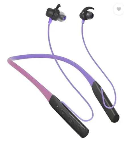 Image of KDM G2 Unicorn Wireless Neckband Earphones, Bluetooth 5.4, 60 Hours Playtime, ENC, 40ms Gaming Mode, Type-C Fast Chargin