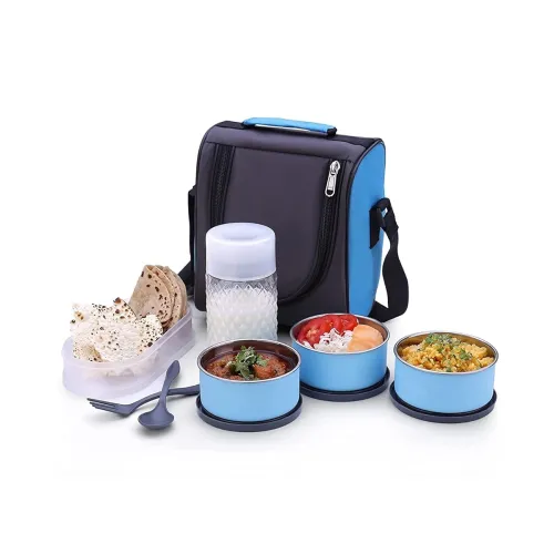 Image of KD ZONE Steel Lunch Box Set with Bag