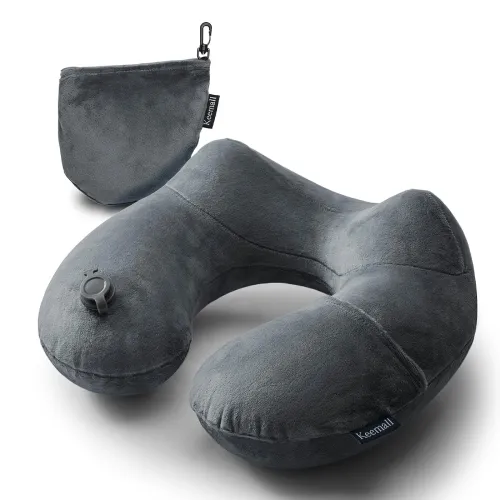 Image of Keemall Inflatable U-Shape Travel Air Pillow