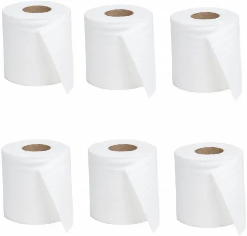 Image of Keen 2 Ply Soft Toilet Tissue Paper Rolls - 100 Sheets (Pack of 6...more