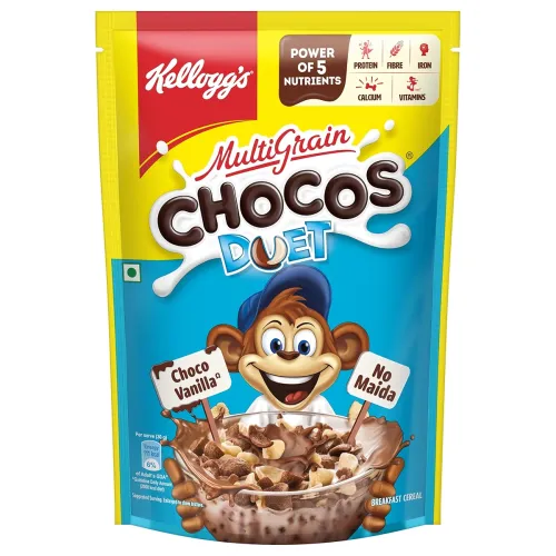 Image of Kellogg's Multigrain Chocos Duet 375g