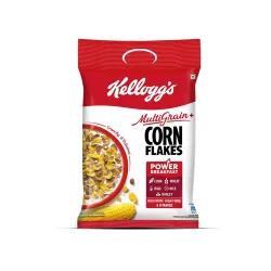Kellogg's Multigrain plus Corn Flakes 450 G | Power of 5 Grains | 6 Vitamins | High Iron | High Fibre | Crunchy & Delicious | Protein | Only 2% Fat | Breakfast Cereal