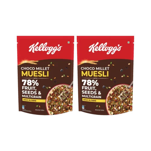 Image of Kelloggs Choco Millet Muesli (2 x 400 g)
