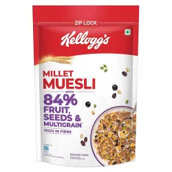 Kelloggs Millet Muesli with 84% Fruit, Seed & Multigrain 1000g | High in Fibre | Multigrain Breakfast Cereal