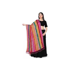 KEMZA Womens Printed Chinon Silk Dupatta