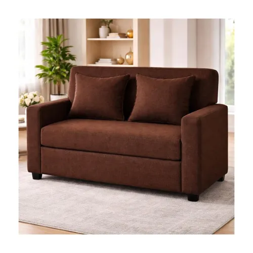 Image of KENDALWOOD Furniture 2 Seater Sofa Fabric 2 Seater Sofa Set for Living Room 