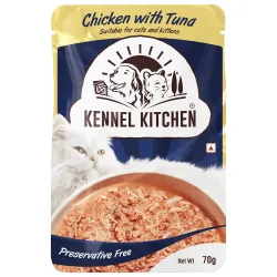 Kennel Kitchen Shreds in Gravy | Chicken with Tuna 70g
