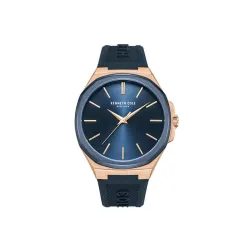 Kenneth Cole Blue Dial Silicone Watch