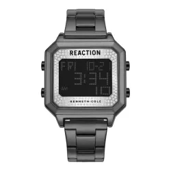 Kenneth Cole Reaction Digital Metal Strap Watch for Women