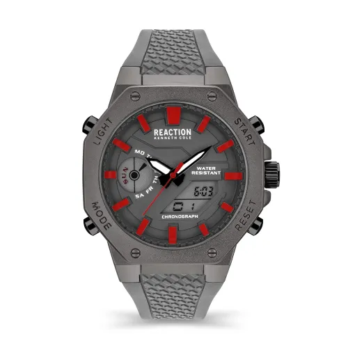 Image of Kenneth Cole Men's Grey Dial Analog-Digital Watch