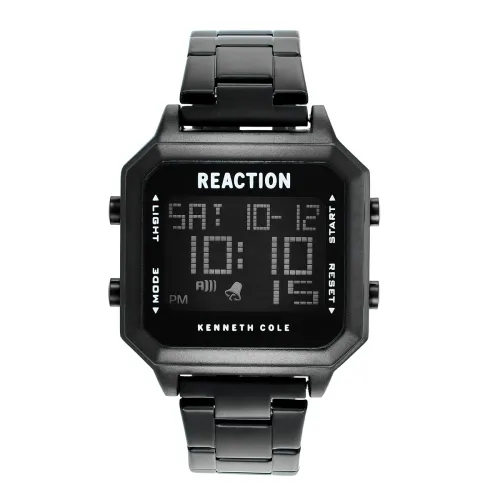 Image of Kenneth Cole Reaction Digital Black Dial Unisex's Watch-KRWGJ9007806