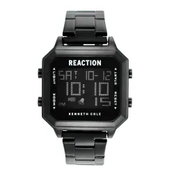 Kenneth Cole Reaction Digital Black Dial Unisexs Watch-KRWGJ9007806