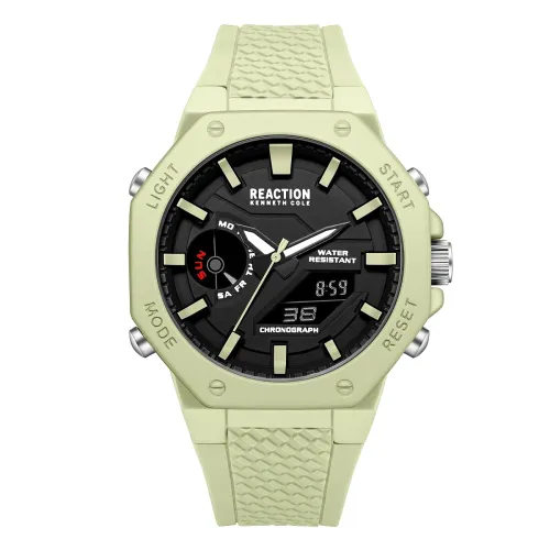 Image of Kenneth Cole Reaction ANA-DIGI Black Dial Men's Watch 