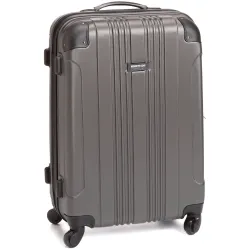 Kenneth Cole Reaction Plastic Out of Bounds Hardside 4-Wheel Carry-On Spinner Wheels Luggage Suitcase
