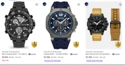 Kenneth Cole Reaction Wrist Watches at minimum 73% Discount