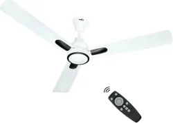 Kenstar Snow breeze with 2 Year Warranty BLDC Motor with Remote 1200 mm Ceiling Fan  (5 Star | Ambrose White | Pack of 1