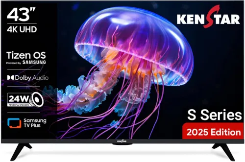 Image of Kenstar 43 Inch 4K Smart LED Tizen TV (43UHDTDKEETB)
