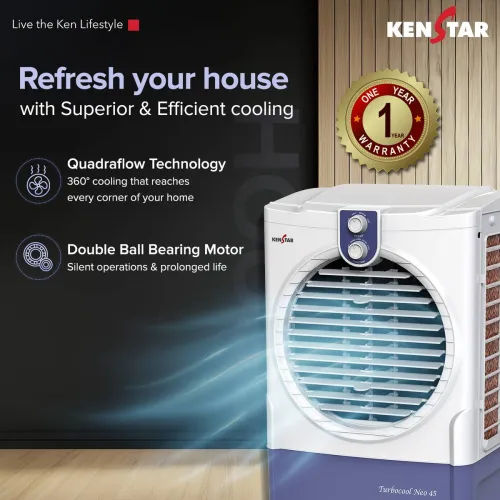 Image of Kenstar TURBOCOOL NEO HC 45 L Room Air Cooler 