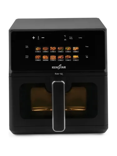 Image of Kenstar Aster IQ See Through Window, Non-Stick Pan Air Fryer (7 L)