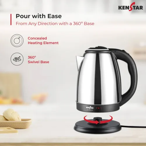 Image of Kenstar Estella 1.6 Electric Kettle 