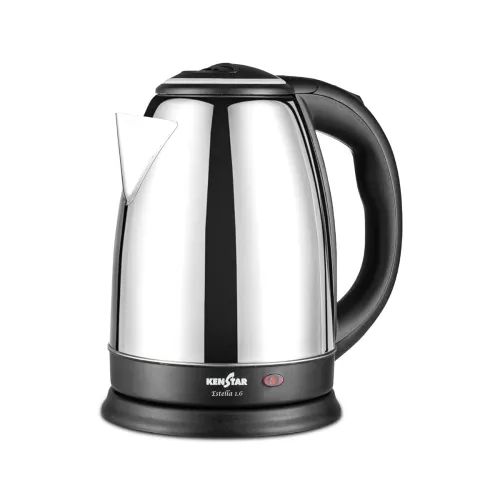 Image of Kenstar Estella 1.6L Electric Kettle | Stainless Steel Body | Auto Cut-Off & Dry Boil Protection | 360° Swivel Base | 13