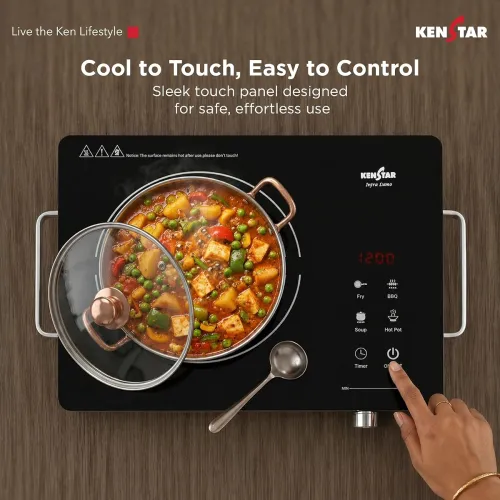 Image of Kenstar Infra Lumo 2000W Infrared Electric Stove 11-Level