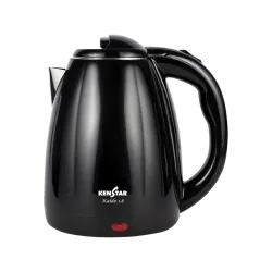 Kenstar KALDO 1.8 L Electric Kettle | 1350W | Cool-Touch Body | Concealed Heating Element | Dry Boil Protection | Black