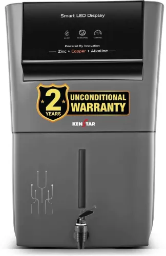 Image of Kenstar Pureza 8L RO+UV+UF Copper & Alkaline Water Purifier (Grey)