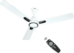 Kenstar Snow breeze with 2 Year Warranty BLDC Motor with Remote 1200 mm Ceiling Fan (5 Star | Ambrose White | Pack of 1)