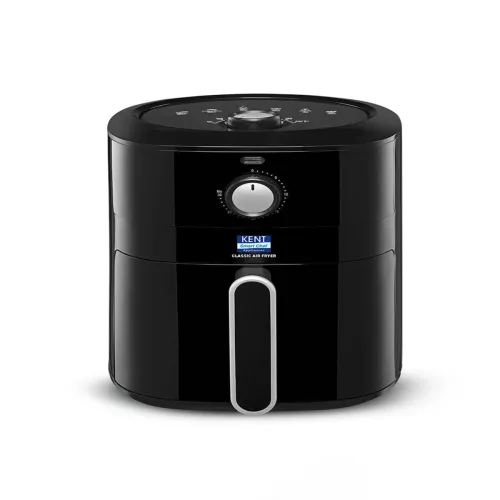 Image of Kent Black Stainless Steel Air Fryer - 4 L