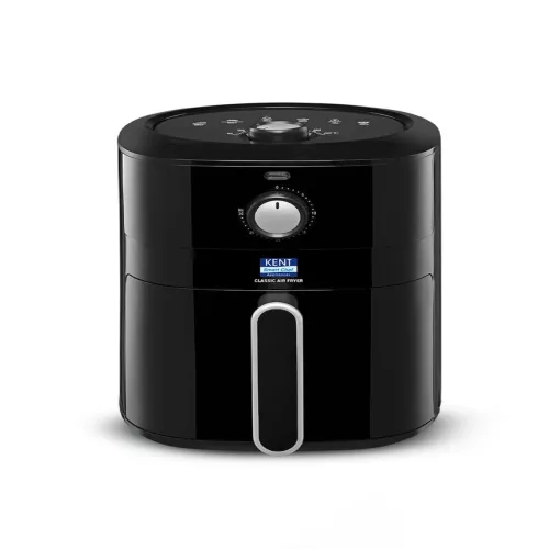 Image of Kent Black Stainless Steel Air Fryer - 4 L