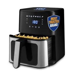 KENT Digital Air Fryer 5L 1400W 8 Preset Menu