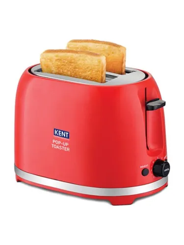 Image of KENT Pop Up Toaster Automatic Pop Up|7 Browning Modes Removable BreadCrumb Tray