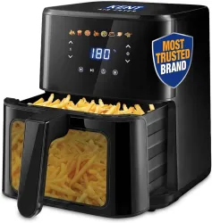 KENT Ultra Digital Air Fryer 4.5L Bake, Grill & Roast Up to 80% Less Oil Usage 8