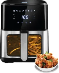 KENT Ultra Digital Air Fryer 5L Bake, Grill & Roast | Up to 80% Less Oil Usage | Air Fryer (5 L)