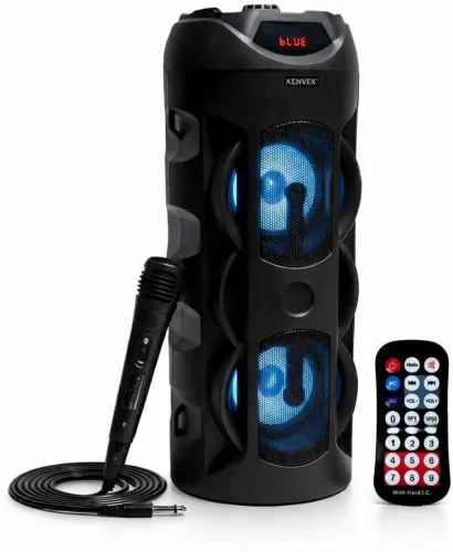 Image of kenvex 234-PARTY-SPEAKER-MIC&REMOTE-TOWER 40 W Bluetooth