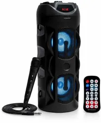 kenvex 234-PARTY-SPEAKER-MIC&REMOTE-TOWER 40 W Bluetooth Tower Speaker (Black, 2.0 Channel)