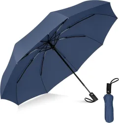 Kerok Portable Auto Travel Umbrella - Windproof for Rain