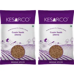 KESARCO Cumin (Jeera) Seeds - Whole (Jeera Sabut) (2 x 0.5 kg)