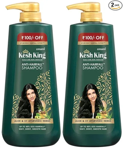 Image of Kesh King Ayurvedic Anti Hairfall Shampoo 600ml, No Paraben/Silicon