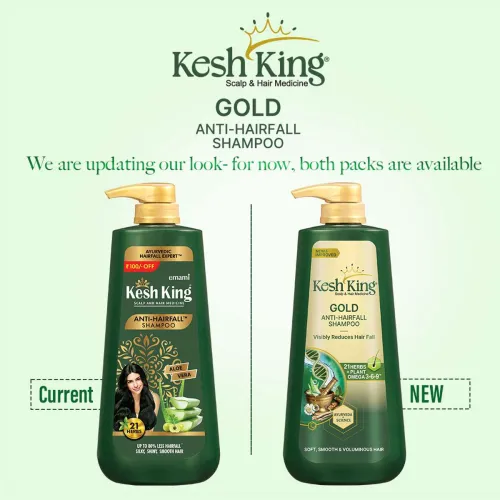 Image of Kesh King Gold Anti Hairfall Shampoo (1000 ml)