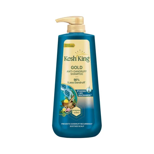 Image of Kesh King Gold Anti-Dandruff Shampoo, 600ml