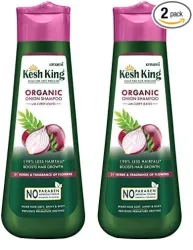 Kesh King Organic Onion Shampoo With Curry Leaves Reduces Hair Fall Upto 98%,Boosts Hair Growth&Keeps Hair Smooth Upto 4