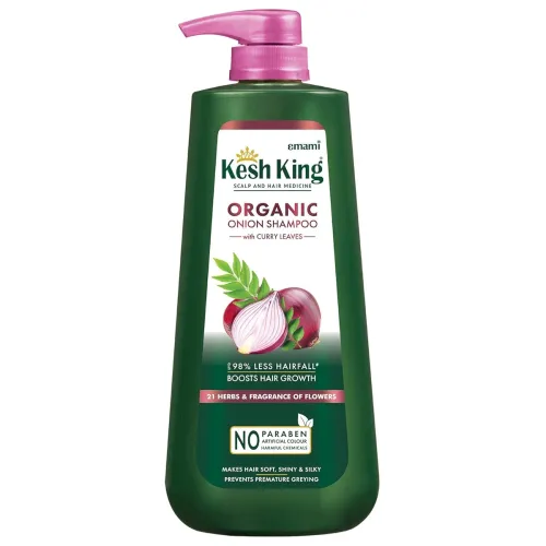 Image of Kesh King Organic Onion Shampoo with Curry Leaves 600 ml